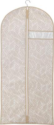 Чехол для одежды "Листья", 1300х600 мм, бежевый