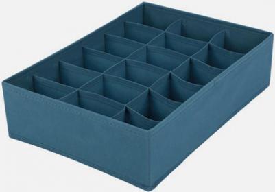 Короб-органайзер из коллекции "Аквамарин" от изготовлен из нетканого материала синего цвета и идеально подойдет для бережного хранения вещей