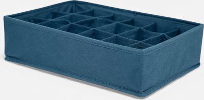 Короб-органайзер из коллекции "Аквамарин" от изготовлен из нетканого материала синего цвета и идеально подойдет для бережного хранения вещей – фото 2