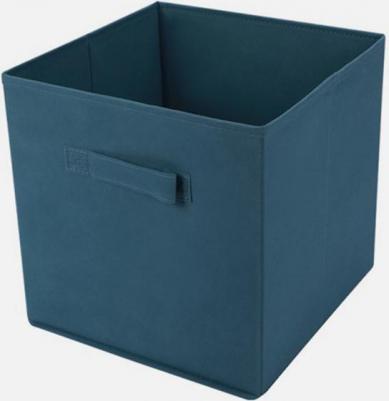 Коробка-куб для хранения Аквамарин синяя, 30х30х30 см