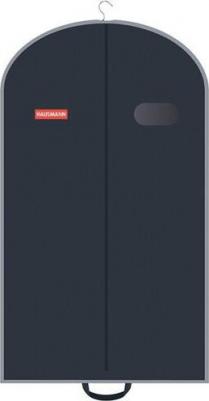 Чехол для одежды с овальным окном и ручками объемный серый 60 х 100 х 10 см – фото 10