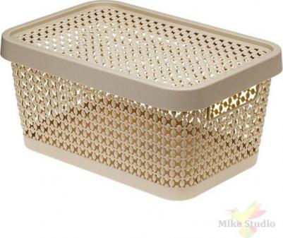 Коробка Пирула с крышкой 4,5 л цвета в ассортименте – фото 2