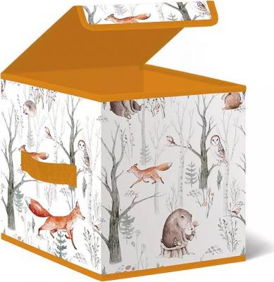 Короб стеллажный с крышкой TBL-1 Forest Friends 30х30х30см