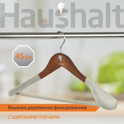 Флокированная деревянная вешалка 107904 – фото 1