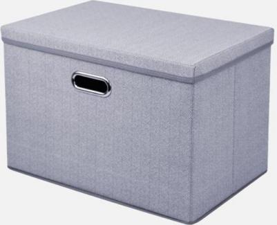 Коробка для хранения Melange, с крышкой, серая, 29х44х30 1 шт