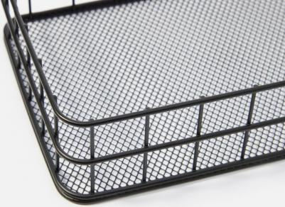 Органайзер корзинка для косметики и мелочей металлическая – фото 2