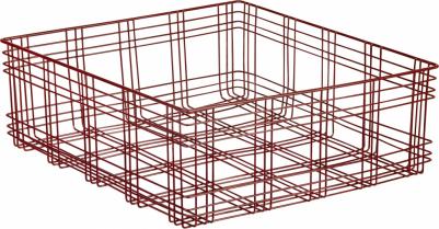 Корзина Tartan 33х33х12 см., цвет красный – фото 2