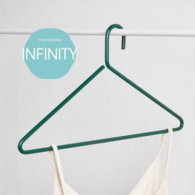 Вешалка-плечики Infinity 40.5x0.7x21.5 см, цвет зеленый 907-016-01 предназначена для хранения одежды. Имеет высокую прочность, что продлевает срок ее – фото 1