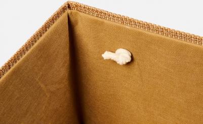 Корзина стеллажная с ручками и крышкой Бамбук, Shan-24L, натуральный, 42х31х24 1 шт – фото 3