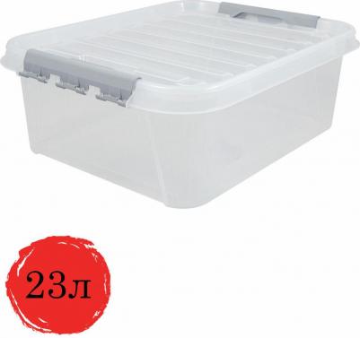 Ящик для хранения "Профи Комфорт", 23 л, прозрачный (4379400) – фото 2