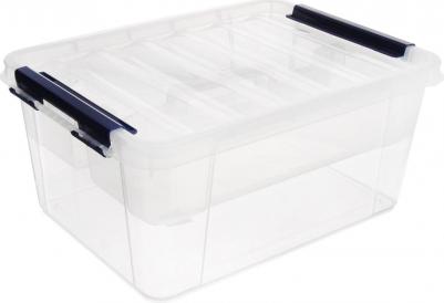 Ящик "Профи", с вкладышем, цвет: прозрачный, оранжевый, 15 л – фото 6