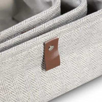 Корзины набор для хранения Йоран светло-серый, 3 предмета – фото 1