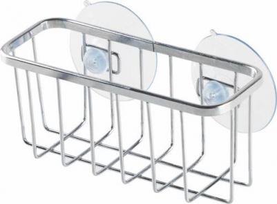 Контейнер для мелочей в ванной Cozy, 312062, серебристый, 6 х 14,2 х 5,5 см – фото 1