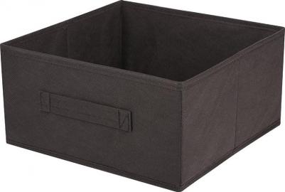 Раскладной короб с ручкой 28x28x14 см, черный 312629