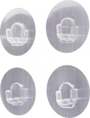 Крючки на силиконовом креплении металлик диаметр 5 см нагрузка до 1 кг – фото 7