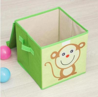 Короб для хранения с крышкой Обезьянка, 25?25?25 см, цвет жёлтый 3783588 – фото 4