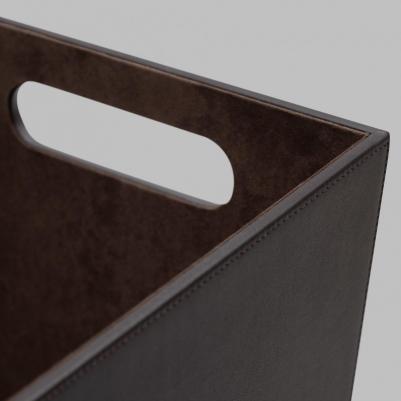 Корзина для бумаг Велус темно-коричневый 25х38 см, 1 пр – фото 3