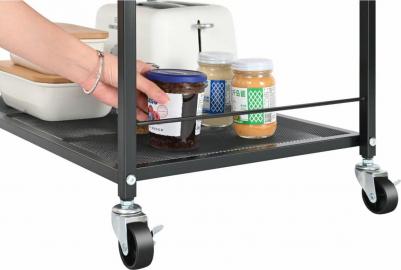 Этажерка 3 полки, на колёсах 40х60х80 см – фото 3