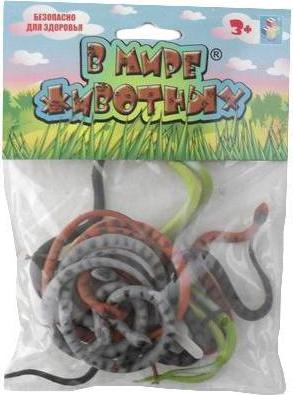 В мире животных змеи 12шт.пакет с хед.18х14х2,5см – фото 1
