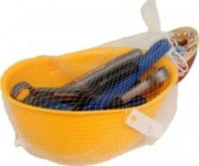 Набор инструментов в строительной каске, 16 предметов – фото 1