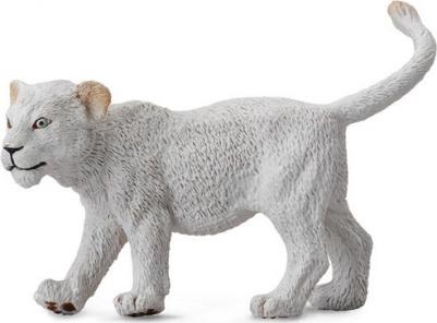 Фигурка гуляющего белого Львёнка, S – фото 1