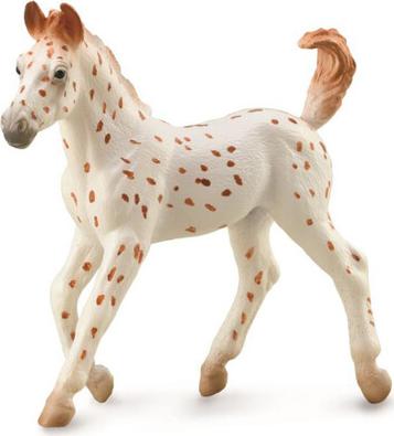Фигурка лошади жеребёнок Кнабструпера Пятнистый леопард, M – фото 1