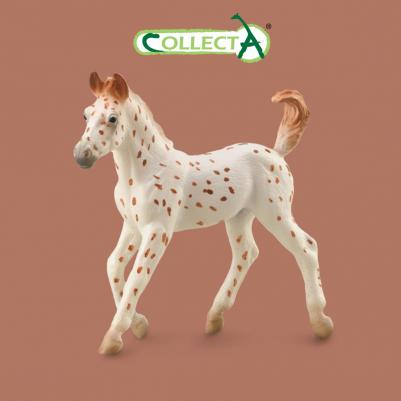 Фигурка лошади жеребёнок Кнабструпера Пятнистый леопард, M