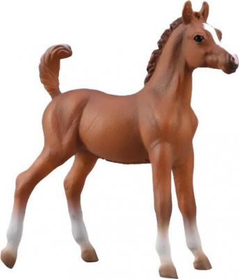 Фигурка животного Жеребенок лошади Арабской - каштановый – фото 1
