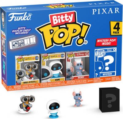 Фигурка Bitty POP! Pixar Wall-E+EVE+Remy+Mystery (1 of 4) 4PK 75469 – фото 1