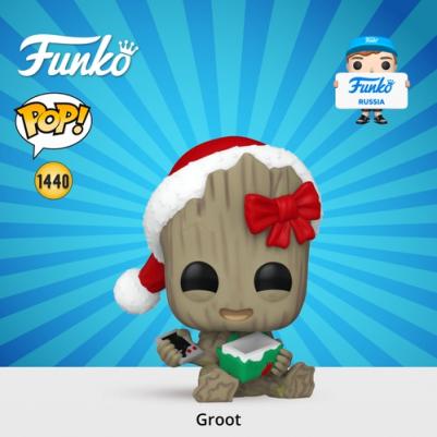 Фигурка ! Bobble Marvel Holiday S4 Groot (1440) 80033 – фото 1