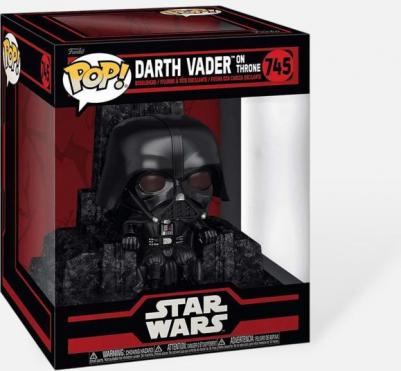 Фигурка головотряс Star Wars: Dark Side - POP! Deluxe - Darth Vader on Throne 80767 – фото 1