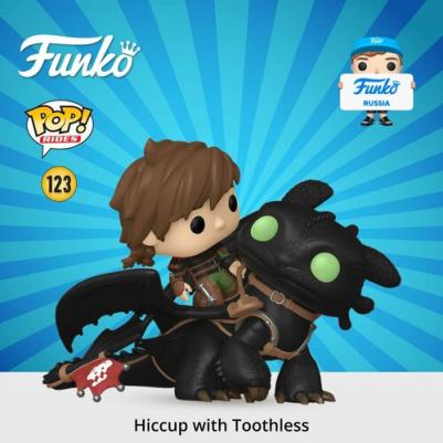 Фигурка ! Rides How to Train Your Dragon 2 Hiccup with Toothless 81181