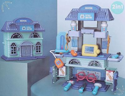 Игровой набор Дом-трансформер Кабинет доктора WK-23072 – фото 5