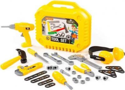 Набор инструментов №20, 32 элемента, в чемоданчике 89465Yellow20-32