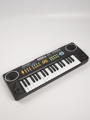 Синтезатор Супер музыкант-2: FM-радио, 37 клавиш, микрофоном и блоком питания – фото 4