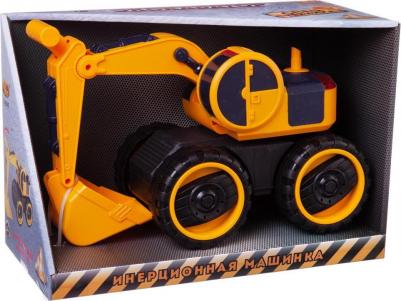 Машинка инерционная Экскаватор, со световыми и звуковыми эффектами