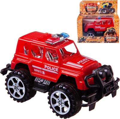 Машинка инерционная Спецтехника Джип Полиция, 4 цвета в ассортименте C-00473 – фото 3