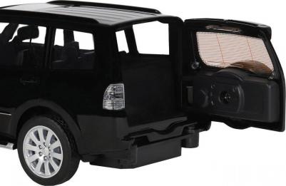 Машинка металлическая, инерционная, коллекционная модель Mitsubishi Pajero 4WD Turbo, 1:33, свет, звук, открываются двери, капот, багажник – фото 2
