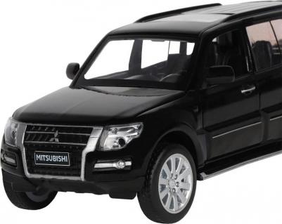 Машинка металлическая, инерционная, коллекционная модель Mitsubishi Pajero 4WD Turbo, 1:33, свет, звук, открываются двери, капот, багажник – фото 7