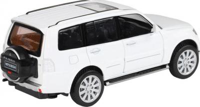 Машинка металлическая, инерционная, коллекционная модель Mitsubishi Pajero 4WD Turbo, 1:33, свет, звук, открываются двери, капот, багажник – фото 8