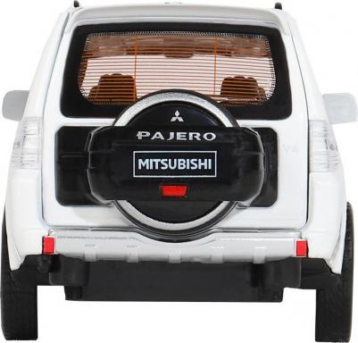 Машинка металлическая, инерционная, коллекционная модель Mitsubishi Pajero 4WD Turbo, 1:33, свет, звук, открываются двери, капот, багажник – фото 10