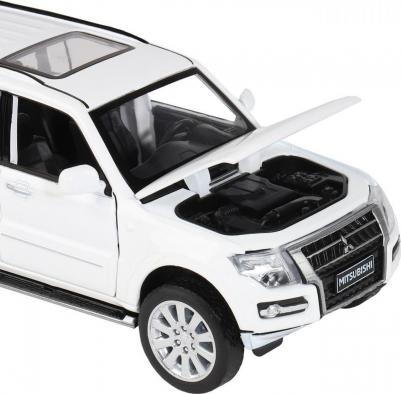 Машинка металлическая, инерционная, коллекционная модель Mitsubishi Pajero 4WD Turbo, 1:33, свет, звук, открываются двери, капот, багажник – фото 18