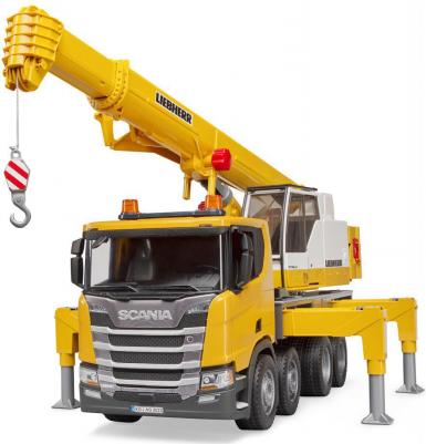 Грузовой кран Scania с модулем, свет, звук – фото 6