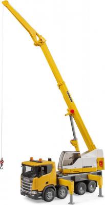 Грузовой кран Scania с модулем, свет, звук – фото 8