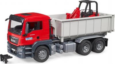 Машина Грузовик самосвал MAN с погрузчиком 03-767 – фото 3