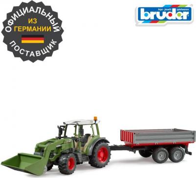 Трактор Fendt Vario 211 с фронтальным погрузчиком + трейлер 02182 – фото 2