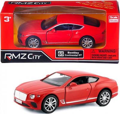 Машина металлическая "Bentley Continental GT 2018" (красная)
