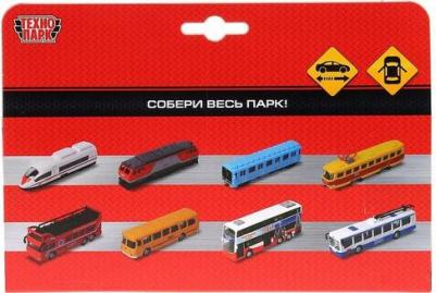 279801 Машина металл Трамвай 16,5см, инерц., открыв. двери в русс. кор. SB-16-66-OR-WB – фото 1