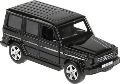 Машина Mercedes Benz G-class, 12 см, инерционная, открывающиеся двери, цвет чёрный, металлическая – фото 1