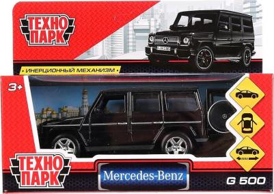 Машина Mercedes Benz G-class, 12 см, инерционная, открывающиеся двери, цвет чёрный, металлическая – фото 2